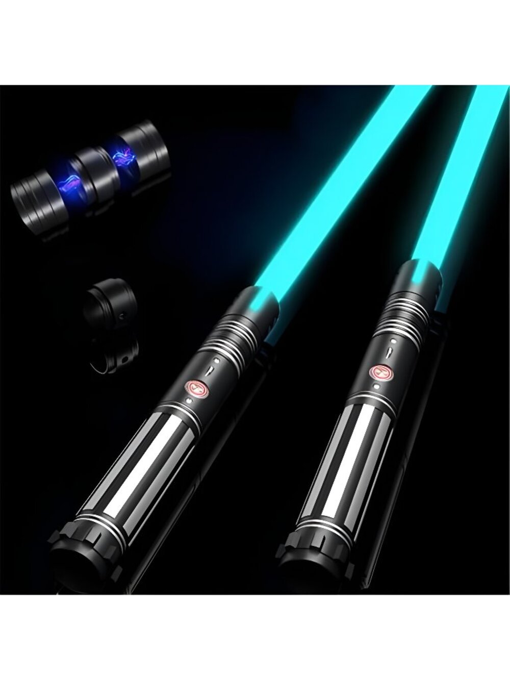 Dueling Light Saber FX Lightsaber 2 Pack Rechargeable 24 Colors 6 Modes Sounds